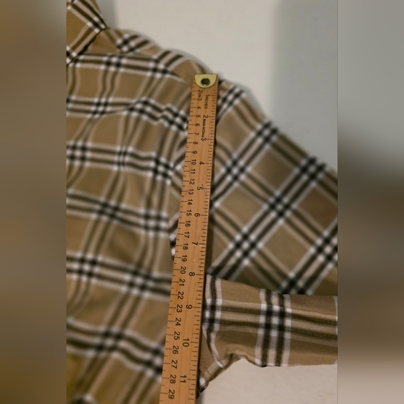 Van Heusen Men's Weekend Twill Shirt Crockery Plaid L NWT - Picture 12 of 15